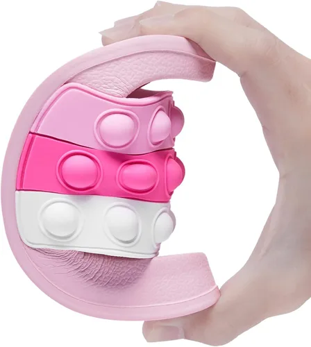 Vista 4 de Engtoy Sandalias para niños y niñas, unisex, ligeras, antideslizantes, puntera abierta, cómodas, para ducha, playa, divertidas sandalias