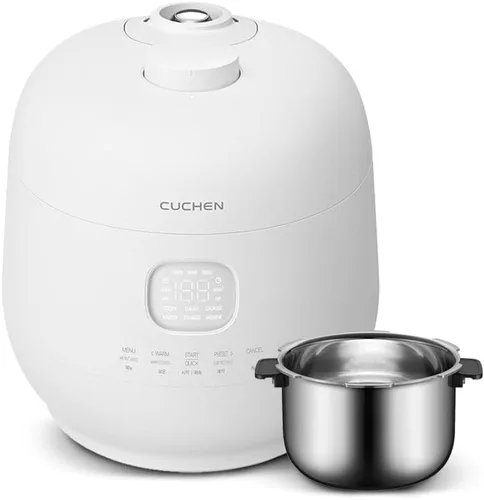 Vista 11 de Cuchen CRH-TWK0640WUS Calefacción IH Arrocera de presión de calentamiento por inducción dual 6 personas, 1.5 Quarts (1.42 litros) 6 tazas