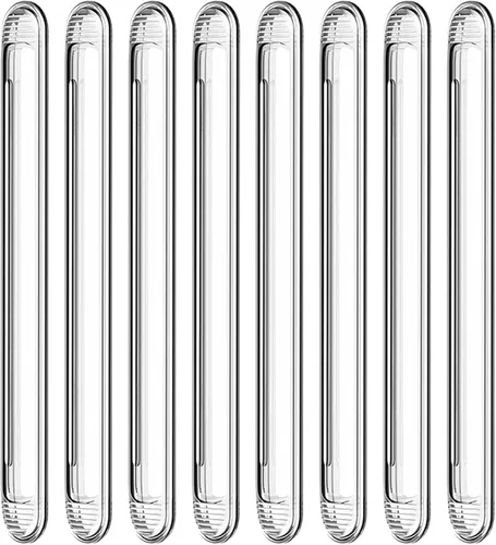 Vista 10 de Parachoques transparentes para muebles, parachoques de goma autoadhesivos, protectores de pared para topes de puerta, tira de silicona para cajones