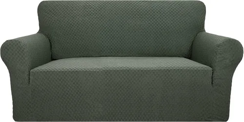 Vista 41 de YEMYHOM Funda para sofá con diseño jacquard de alta elasticidad, funda para silla de sala de estar, a prueba de mascotas, perros y gatos