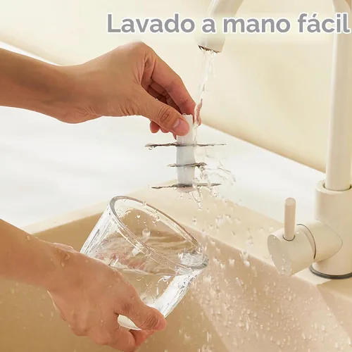 Vista 7 de Fabricante de alimentos para bebés, procesador de alimentos inalámbrico Azul