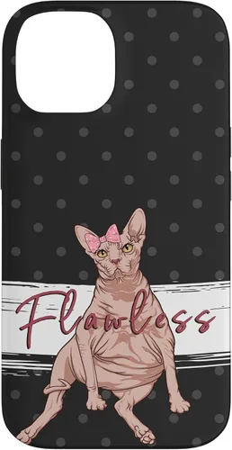Vista 4 de Funny Sphynx Cat Flawless Naked Cat Fat Hairless Cat Case for iPhone 17