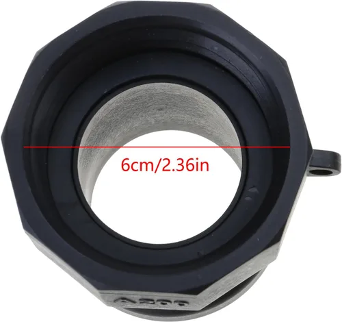 Vista 2 de Food Grade IBC Adapter Water Hose Connector 2 Inch Male Camlock X 2 Inch Female NPT for Replacement Tank Coupling