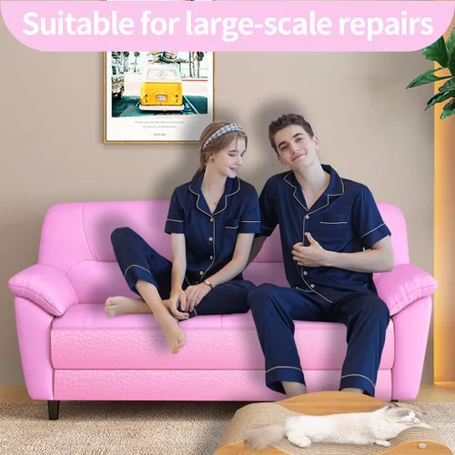 Vista 2 de Aglzyoply Parche grande de reparación de cuero, cinta autoadhesiva para sofá, redecoración, subsidio para asiento de automóvil, muebles, silla