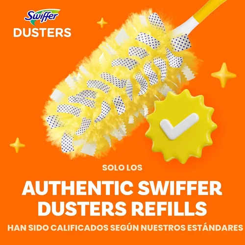Vista 13 de Swiffer Recambios para plumeros resistentes para mascotas, plumeros multisuperficie 360 con protección contra olores Febreze, 11
