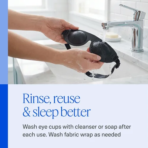 Vista 6 de Eye Eco Eyeseals 4.0 - Máscara hidratante para dormir para alivio nocturno, alivio hidratante durante el sueño o el descanso, máscara de ojos