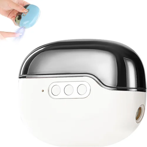 Vista 10 de Cortaúñas eléctrico, 3 en 1, cortaúñas eléctrico para personas mayores y adultos, recortador de uñas eléctrico para bebés con almacenamiento de luz