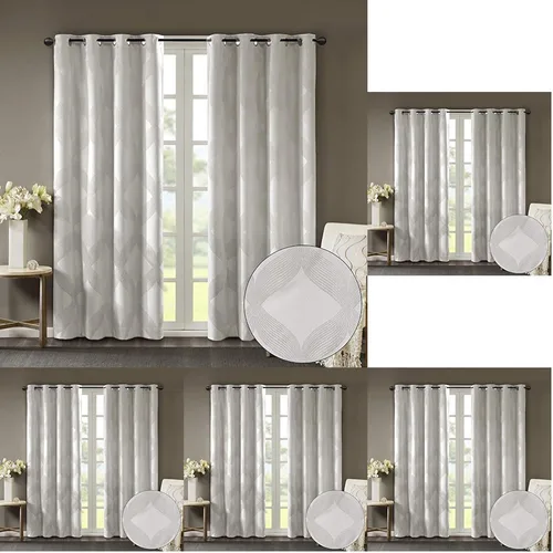 Vista 23 de Sun Smart Bentley - Cortinas opacas para ventana, 1 panel, 50 x 84 pulgadas, color carbón