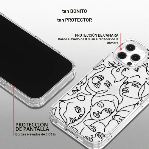 Vista 4 de MOSNOVO - Funda para iPhone 12/12 Pro, protección Buffertech de grado militar contra caídas (6.6 pies), antidesprendimiento, poliuretano