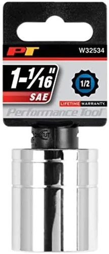 Vista 10 de Performance Tool W32530 1/2 Drive Toma de 12 puntos, 15/16