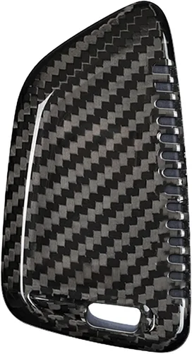 Vista 3 de Funda de llavero de fibra de carbono genuina para BMW Serie 2, 3, 5, 6, 7, GT5, M4, M5, X1, X2, X3, X5, X5M, X6, X6M, X7, llavero inteligente