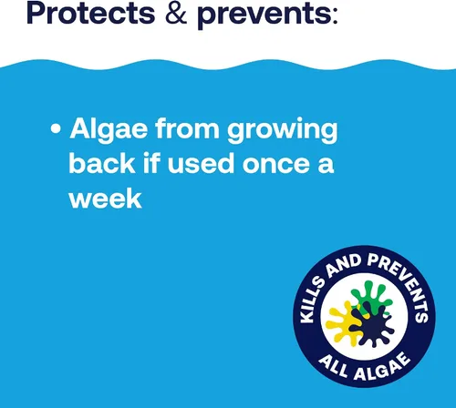 Vista 5 de HTH 67084 Pool Care Algae Guard Advanced, Eliminador de todas las algas para piscinas - Acción rápida, destruye y previene las algas verdes, negras