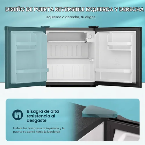 Vista 5 de EUHOMY Mini refrigerador de 1.7 pies cúbicos, refrigerador compacto