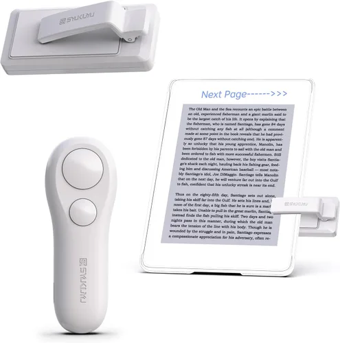 Vista 8 de SK SYUKUYU RF - Control de página remoto, volteador de páginas para Kindle, iPad, Surface, Comics, iPhone, tabletas Android, lectura de novelas