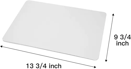 Vista 2 de ONE MORE Hoja para pastel de 13.75 x 9.75 pulgadas, rectangular, resistente a la grasa, 15 tableros (15, blanco)