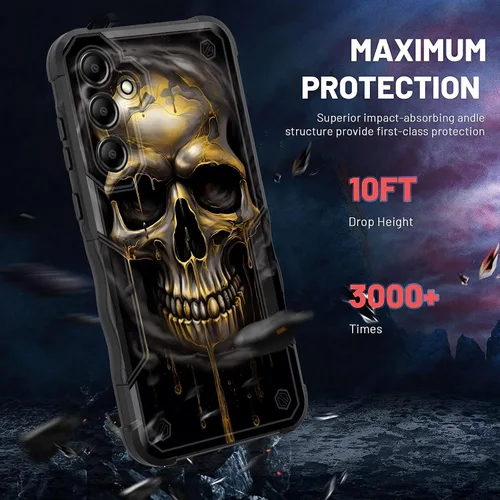 Vista 742 de Funda para Galaxy A14 5G, [Doble Capa][Protección contra Caídas de Grado Militar de 10 Pies] [Antideslizante] Funda Resistente a Prueba de Golpes