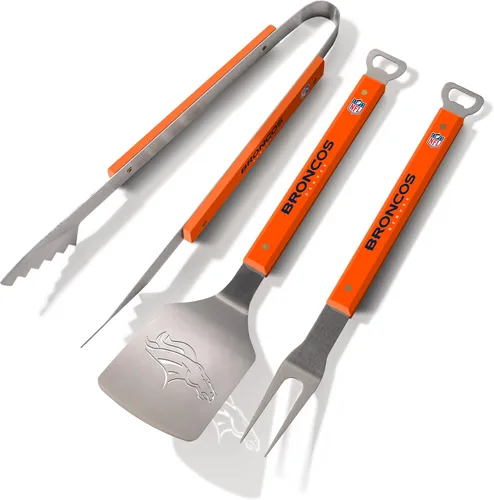 Vista 25 de YouTheFan NFL Spirit Series - Juego de barbacoa de 3 piezas