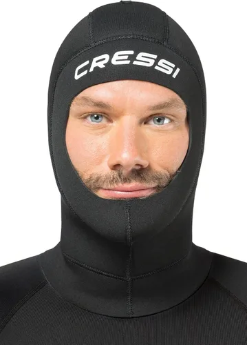 Vista 2 de Capucha de buceo unisex de neopreno para adultos - Multiespesor 7/0.197 in - Buceo, snorkel, surf - Solo Flex: Diseñado en Italia por Cressi