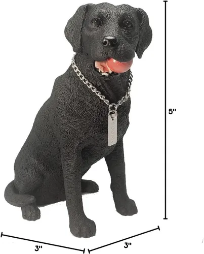 Vista 6 de Conversation Concepts Figura de laboratorio negra MyDog