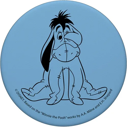 Vista 3 de Disney Winnie The Pooh Eeyore Blue Hue Portrait PopSockets intercambiables PopGrip