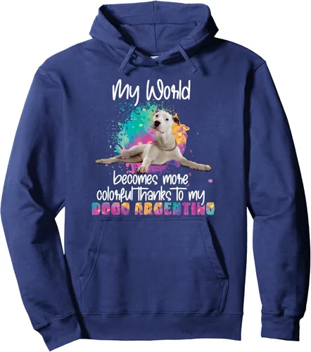 Vista 4 de Gracias a mi Dogo argentino perros perro mamá ropa colores Jersey sudadera con capucha
