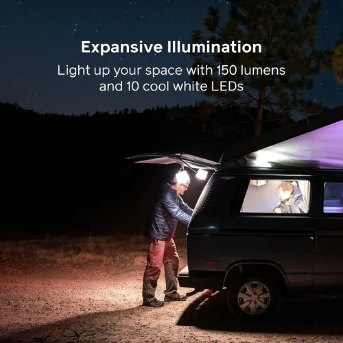 Vista 2 de BioLite Luci Charge - Linterna solar recargable inflable para acampar, carga 150