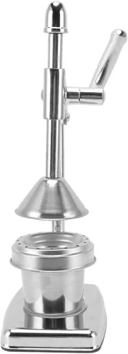 Vista 9 de Exprimidor manual de naranja, prensador de frutas de acero inoxidable con mango de goma ergonómico para jugo de naranja