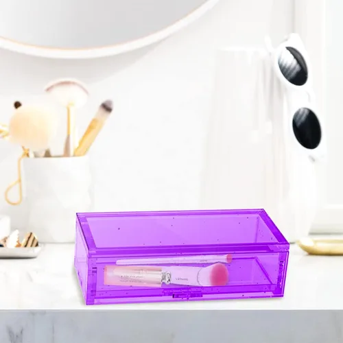 Vista 7 de Caja de almacenamiento, molde de resina, molde rectangular con tapas, funda de resina epoxi para hacer joyas, lápices, maquillaje, organizador