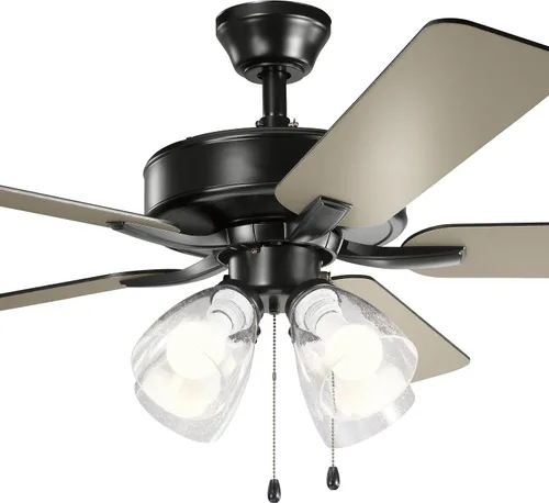 Vista 7 de Kichler Ventilador Basics Pro Premier de 52 pulgadas, negro satinado
