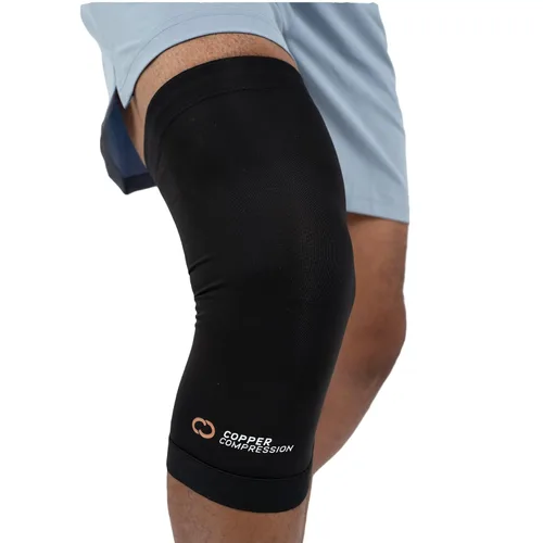 Vista 9 de Manga de recuperación de rodilla por compresión de cobre, garantizada más alto contenido de cobre con ajuste infundido. Mejor soporte de compresión