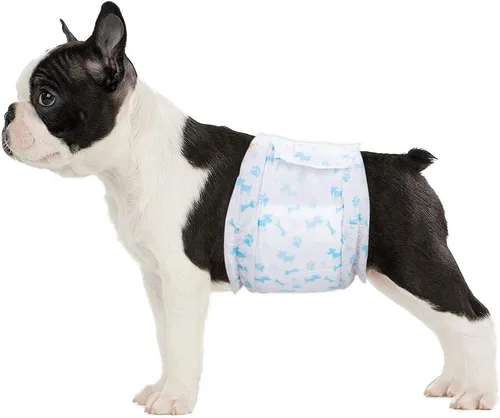 Vista 9 de Pañales absorbentes para el vientre para perros machos