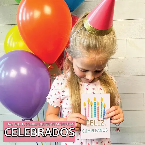 Vista 9 de 24 tarjetas de cumpleaños a granel con sobres, tarjetas de feliz cumpleaños Pastel colorido 24 piezas