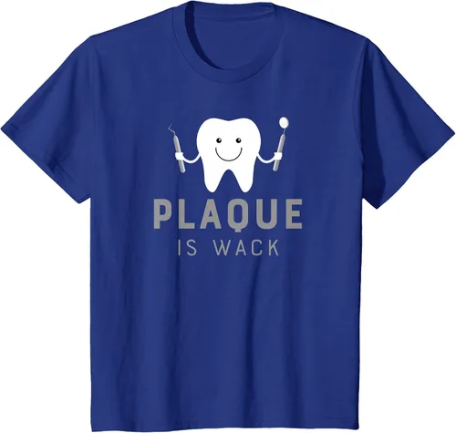 Vista 41 de Plaque is Wack Funny Dental Hygienist T-Shirt Asphalt Grey