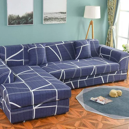 Vista 41 de IMYOGI Fundas de sofá de alta elasticidad, funda de sofá elástica con patrón de elastano, fundas de sofá de dos plazas, 1 pieza, protector de perro