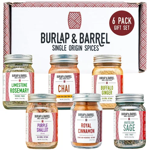 Vista 14 de Burlap & Barrel Juego de especias de origen único para tacos – Comino de montaña salvaje, tomate secado al sol, lima negra molida – como se ve