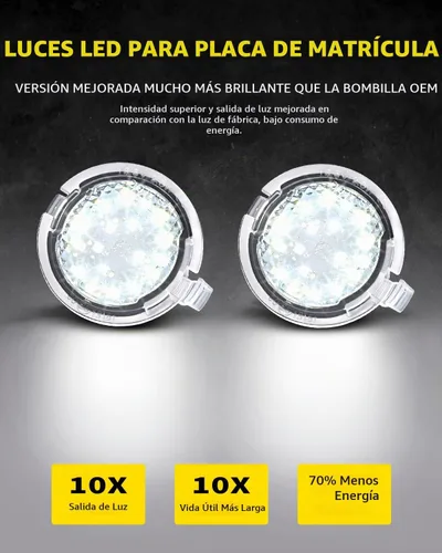 Vista 2 de Focos LED para Espejo Lateral de Charco Compatibles con Ford F150 Explorer Edge Expedition Flex Taurus X, Indicador de Señal de Espejo, Accesorios