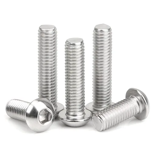 Vista 20 de Tornillo de Cabeza de Botón M3-0.5x12mm con Enchufe de Casquillo, Tornillos M3 de 12mm Métricas, Tornillos Allen Hexagonales, Acero Inoxidable