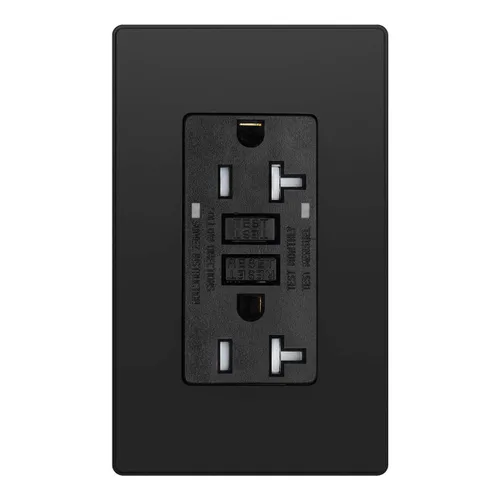 Vista 10 de Micmi Salida GFCI, receptáculo GFI resistente a manipulaciones con indicador LED, interruptor de circuito de falla de tierra de prueba automática