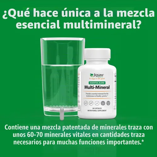 Vista 4 de Jigsaw Health Mezcla esencial multimineral 90 cápsulas 90 porciones