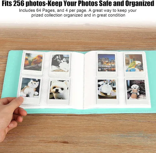 Vista 8 de Álbum de fotos de 256 bolsillos para Fujifilm Instax Mini LiPlay 11, 90, 70, 50S, 26, 25, 9, 8S, 8, 7S, cámara instantánea/mini impresora Link