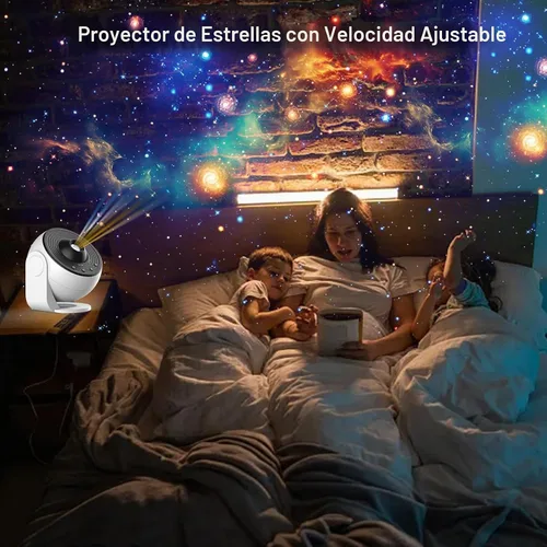 Vista 7 de Proyector Galaxy Pro para dormitorio, proyector de estrellas planetario 13 en 1 con sistema solar y constelación, proyector de luz de galaxia