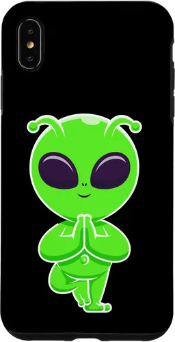 Vista 13 de iPhone 13 Pro Max Namaste Alien Respect gift Case