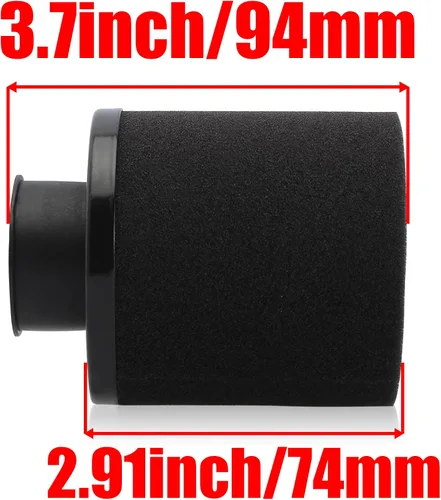 Vista 3 de Filtro de 1.1 pulgadas y 1.102 in para 50 cc - 90 cc 110 cc 125 cc 150 cc GY6 motor motocicleta ATV Quad Scooter Go Kart Mini Moto Pocket Pit Dirt