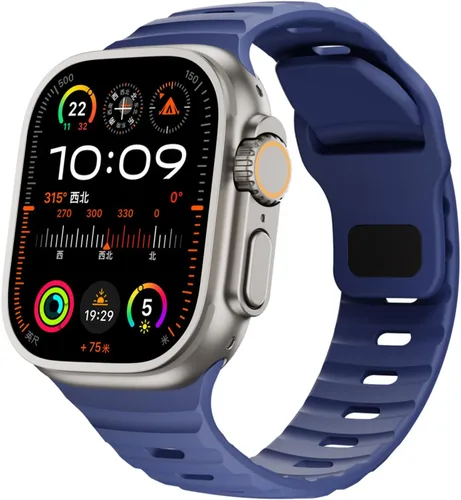 Vista 14 de Correas de silicona deportivas compatibles con Apple Watch Band de 1.929 in, 1.811 in, 1.772 in, 1.732 in, 1.654 in, 1.614 in, 1.575 in, 1.496 in