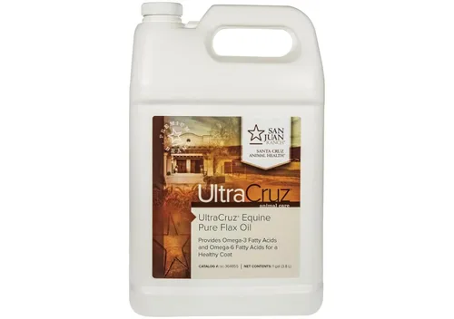 Vista 2 de UltraCruz® Aceite de lino puro equino, 1 galón