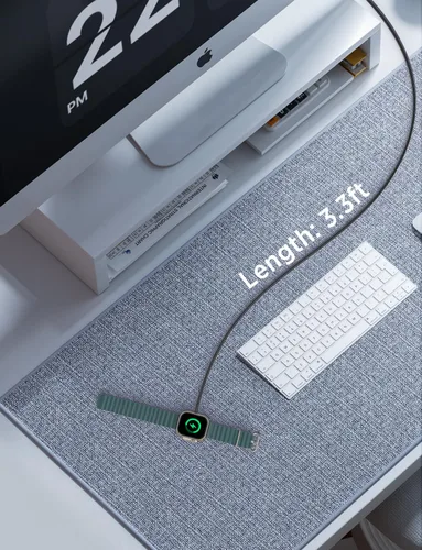 Vista 5 de Nuevo Actualizado para Cargador de Reloj USB Cargador Magnético iWatch Cargador Portátil de Carga Rápida Compatible con Watch Ultra2 Ultra/Serie