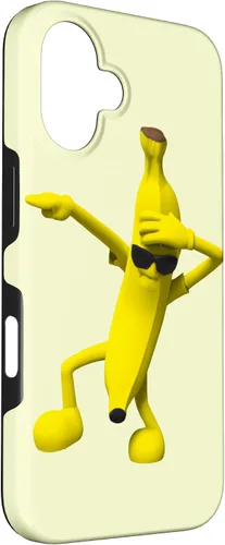 Vista 3 de iPhone 16 Dabbing Banana con gafas de sol para niños pequeños