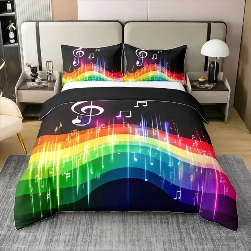 Vista 36 de jejeloiu Cute Mushroom Decor Duvet Cover 100% Cotton for Kids Boys Girls Twin Size Botanical Plants Bedding Set Cartoon Mushrooms Comforter Cover