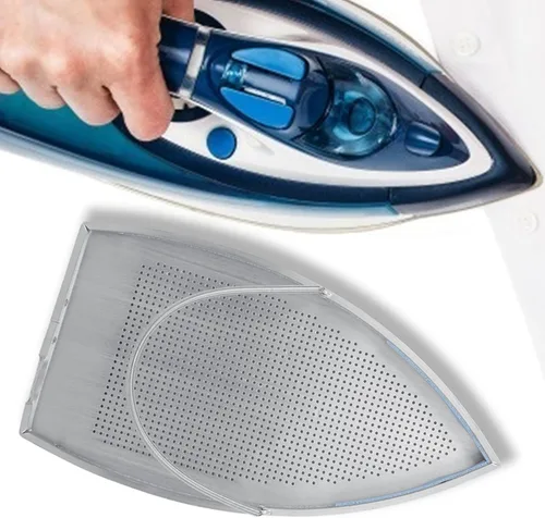 Vista 4 de Cubierta de hierro para zapatos, zapatos de planchado con diseño antiadherente de aluminio, protector de placa de planchado, accesorios de planchado