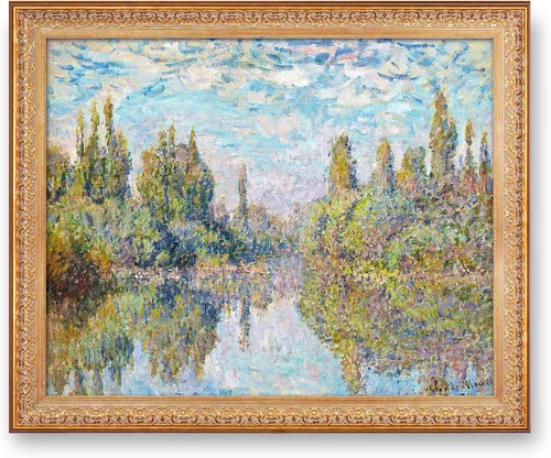 Vista 67 de A&T ARTWORK Antibes Seen from The Salis Gardens de Claude Monet Las Obras de Arte Clásico Mundial Reproducciones, Impresiones de Arte en Lienzo